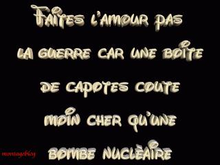 Faite l'amour